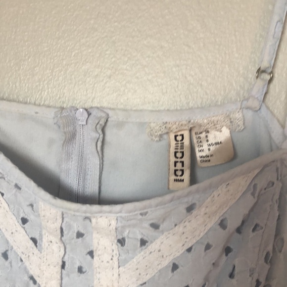 H&M | Geometric Eyelet Babydoll Sundress - Picture 7 of 7